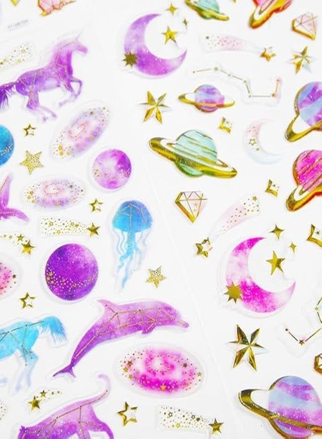 NVF Glitter Decorative Sticker Set | Shiny Stickers for Journaling, Scrapbooking, Planners & DIY Crafts - Image 3